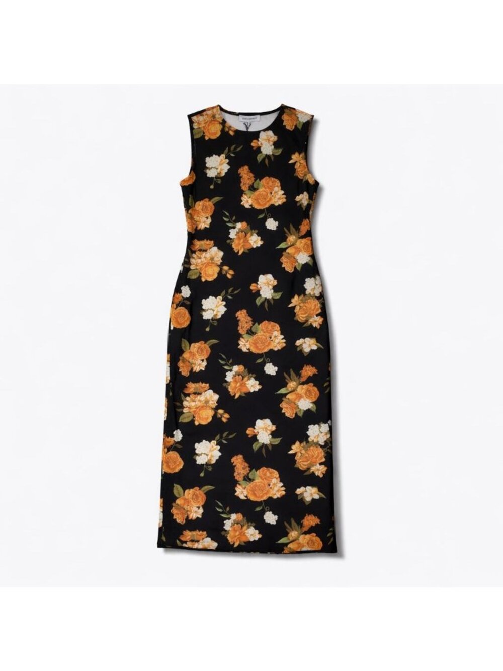WeWoreWhat Muscle Tank Midi Dress Neutral Floral Black Multi Women’s Medium